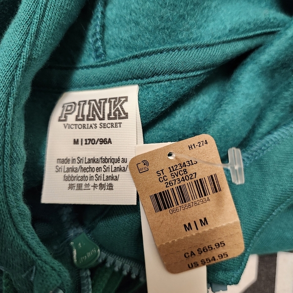 (H)VS Pink 3pc NWT Green Crest Set 💚 - Picture 9 of 13